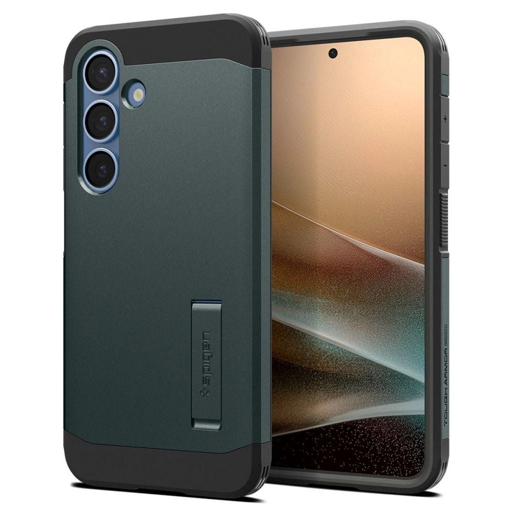Spigen Samsung Galaxy S25 Plus Tough Armor MagSafe Case - Green