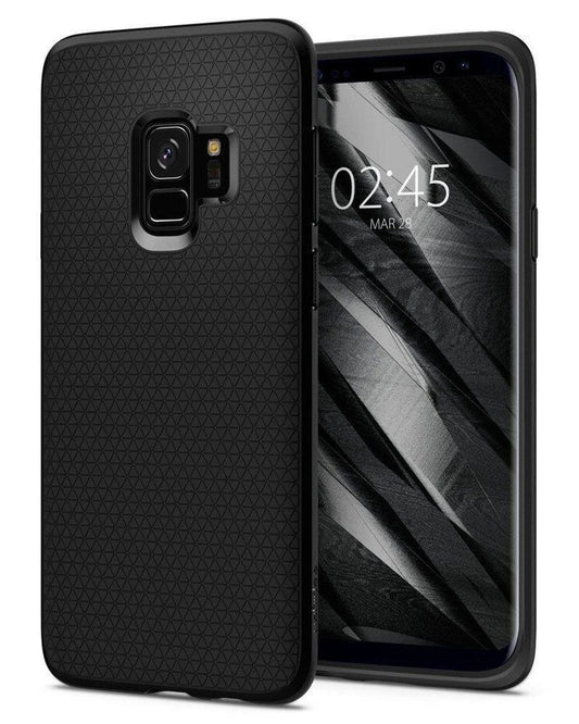 Spigen Samsung Galaxy S9 Matte Liquid Air Case - Black