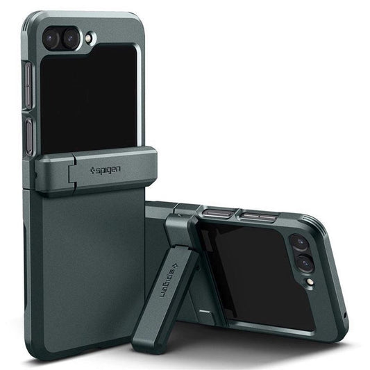 Spigen Samsung Galaxy Z Flip 5 Tough Armor Shell Pro - Abyss Green