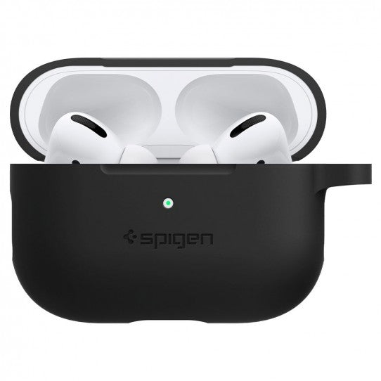 Spigen Silicone Fit Cover for AirPods Pro - Black