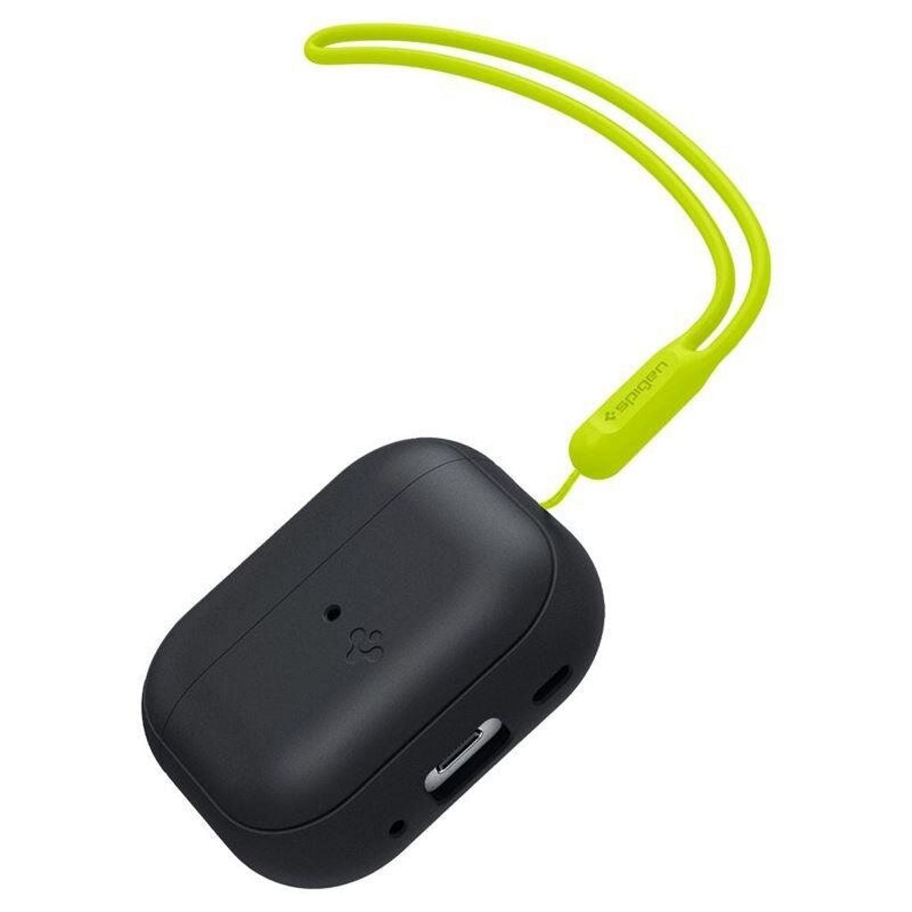 Spigen Silicone Fit Shell Strap Apple Airpods Pro 1/2 - Black/Phantom Green