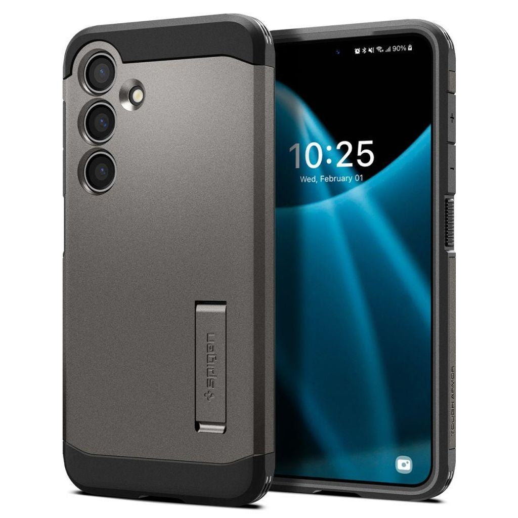 Spigen Tough Armor case for Samsung Galaxy S24 - metallic grey