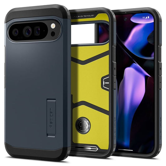 Spigen Tough Armor-skal till Google Pixel 9 Pro XL – Grafitgrå