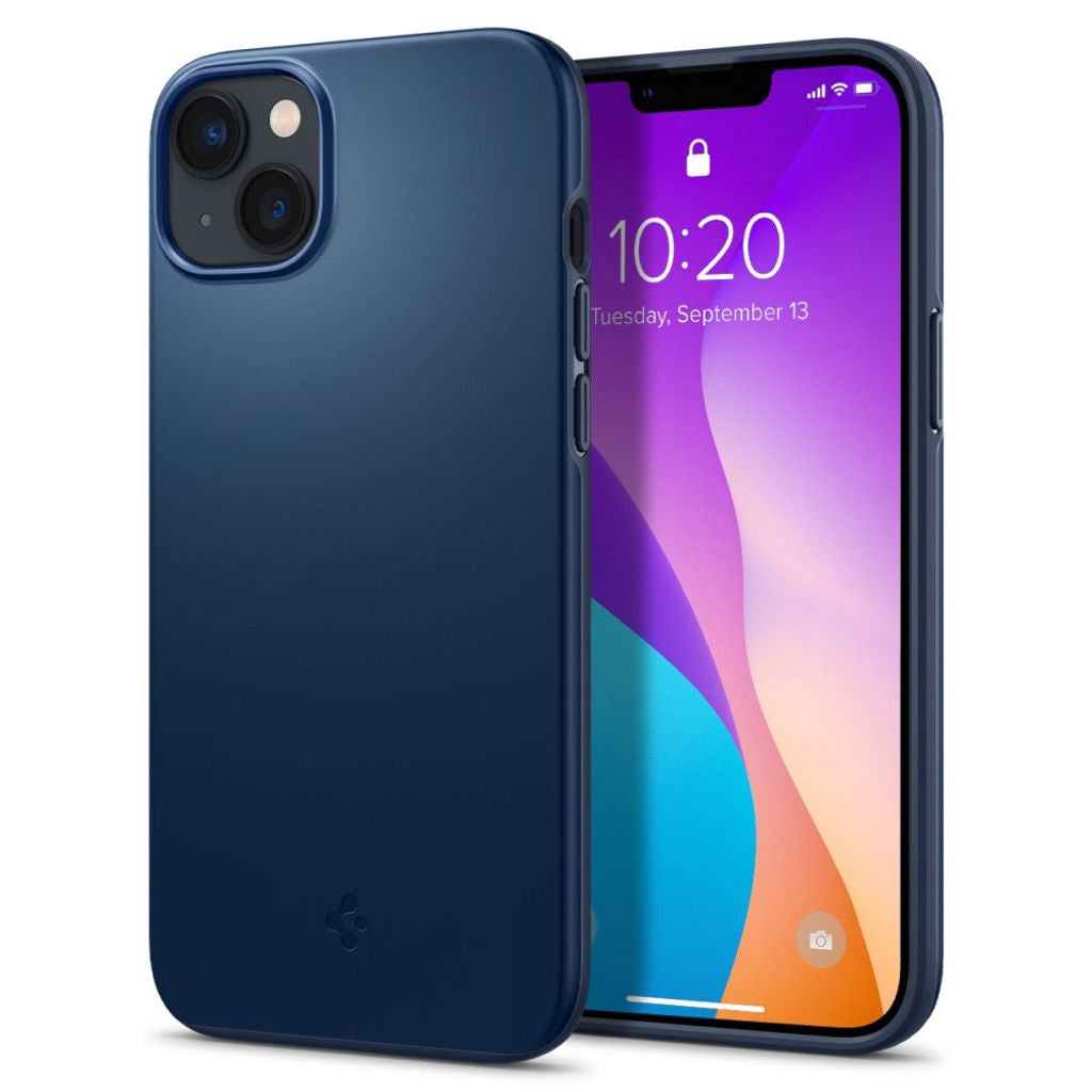 Spigen Tunt Passformsskal För iPhone 14 Plus - Blå