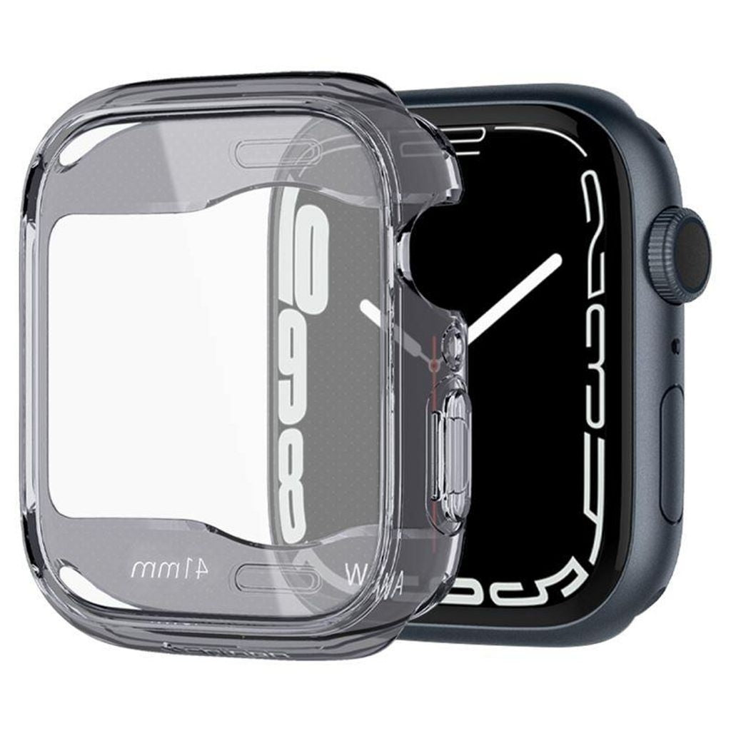 Spigen Ultra Hybrid Case For Apple Watch 7/8/9 (41 Mm) - Transparent Grey