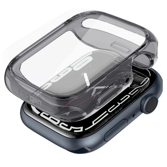 Spigen Ultra Hybrid Case For Apple Watch 7/8/9 (45 Mm) - Transparent Grey