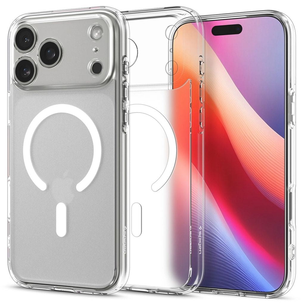 Spigen Ultra Hybrid MagSafe Case for iPhone 17 Pro - Clear/White