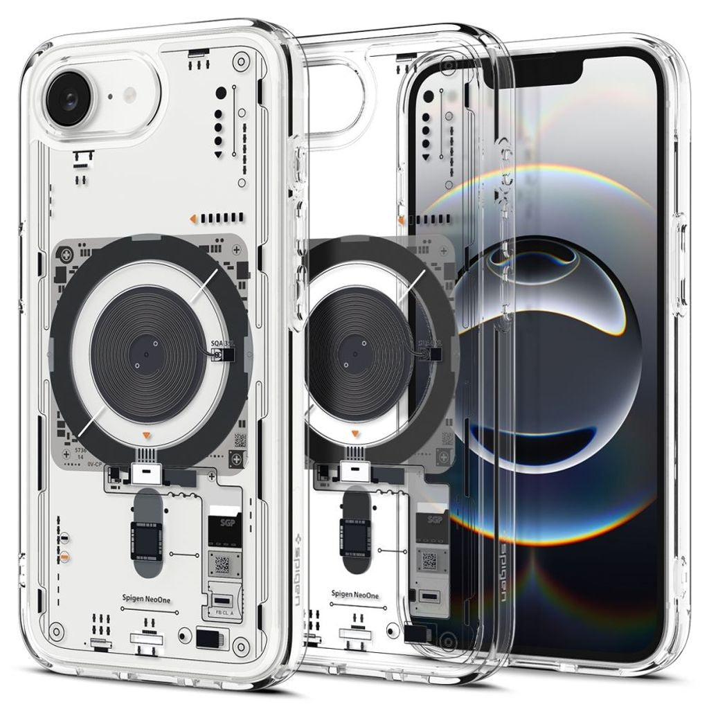 Spigen Ultra Hybrid Magsafe Neo One-skal till iPhone 16E - Transparent