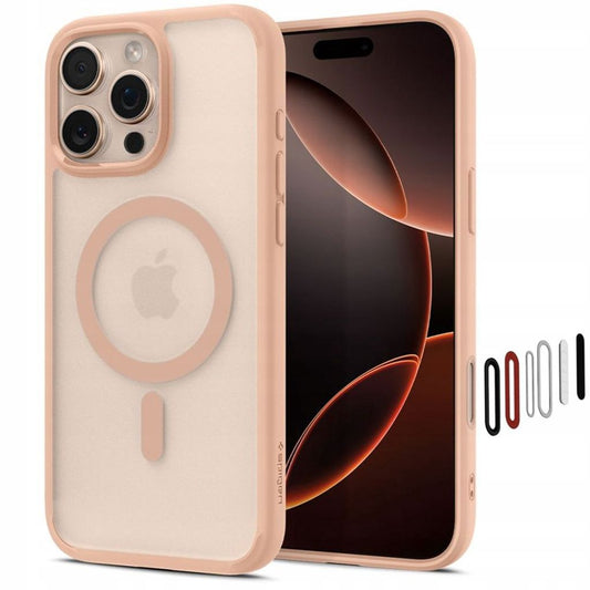 Spigen Ultra Hybrid Magsafe-skal till iPhone 16 Pro - Rosa