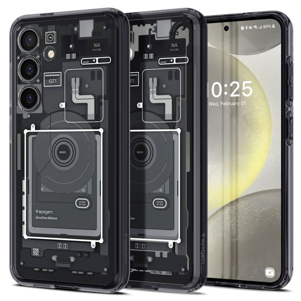 Spigen Ultra Hybrid Zero One-skal till Samsung Galaxy S24 - Mörkgrå