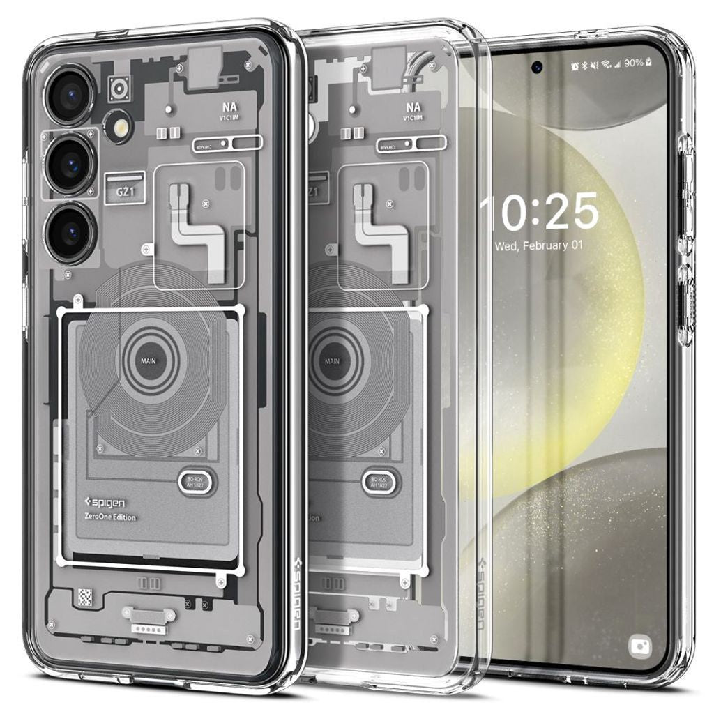 Spigen Ultra Hybrid Zero One-skal till Samsung Galaxy S24 - Vit