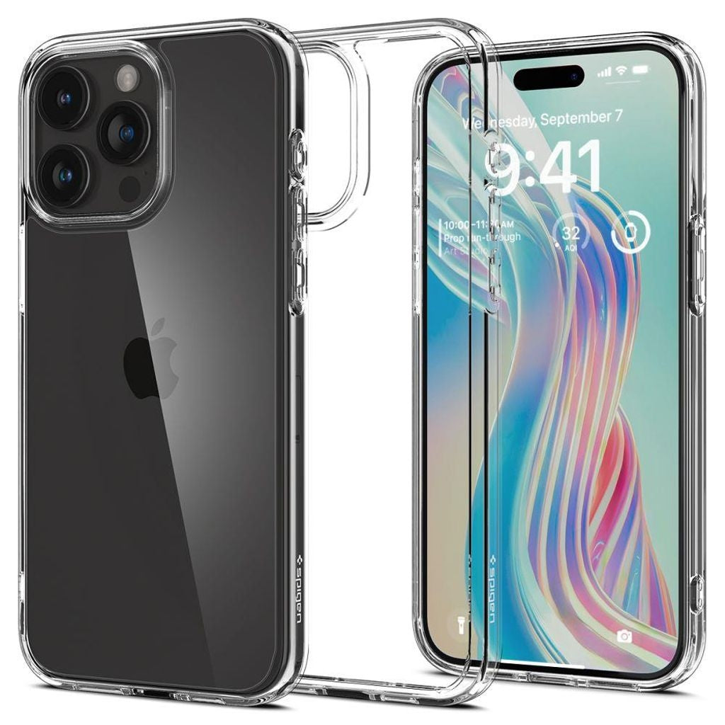 Spigen Ultra Hybrid iPhone 15 Pro Max Case - Transparent