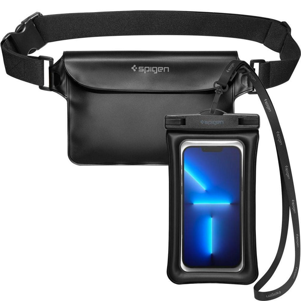 Spigen Waterproof Case + Waist Bag - Black