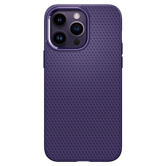Spigen iPhone 14 Pro Max Liquid Air Cover - Deep Purple
