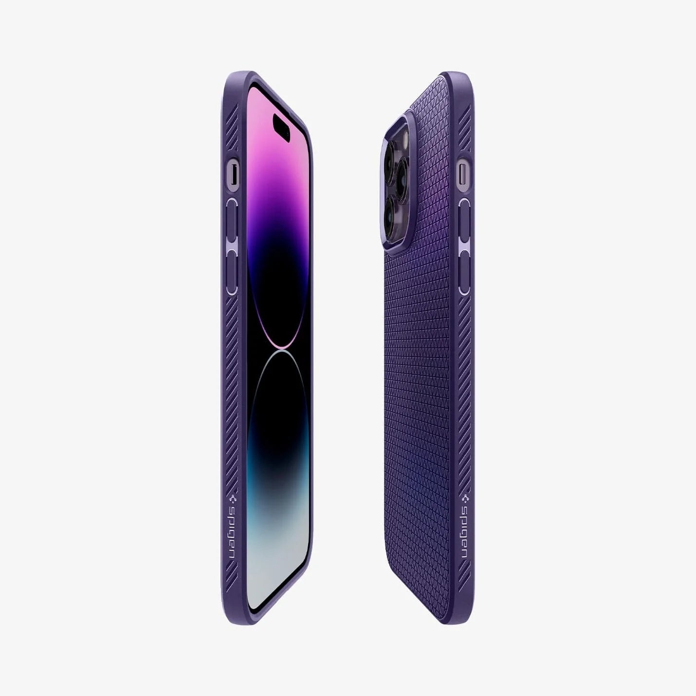 Spigen iPhone 14 Pro Max Liquid Air Cover - Deep Purple
