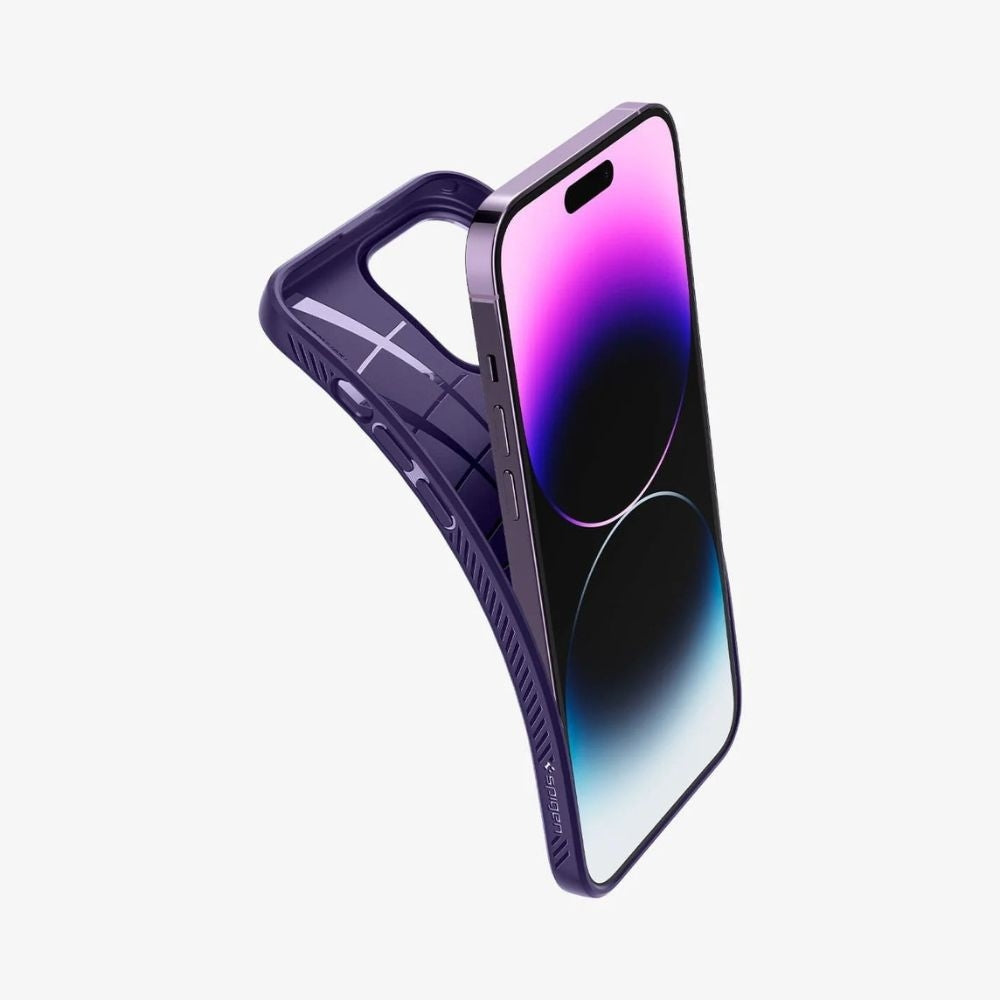 Spigen iPhone 14 Pro Max Liquid Air Cover - Deep Purple
