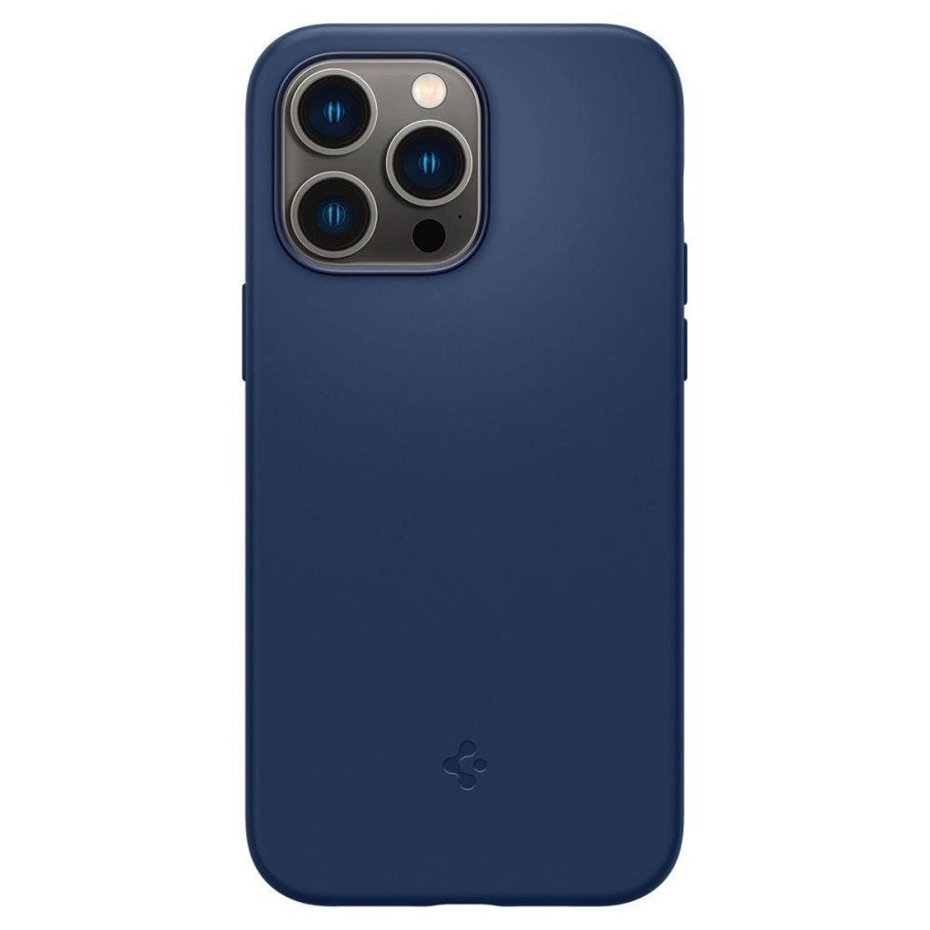 Spigen iPhone 14 Pro Max Silicone Fit Mag Magsafe Cover - Navy Blue