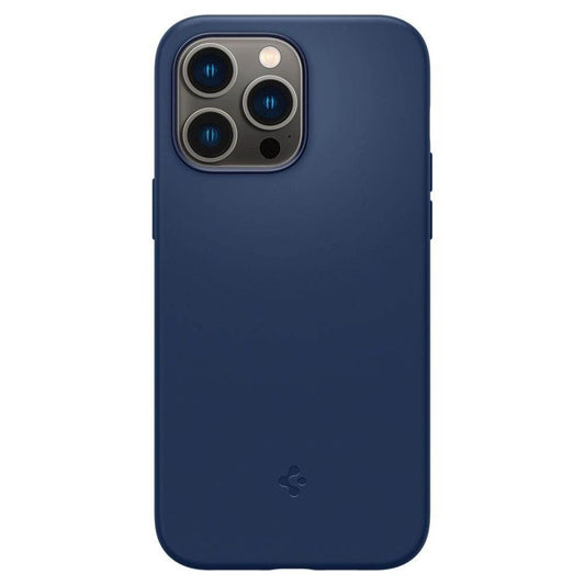 Spigen iPhone 14 Pro Max Silicone Fit Mag Magsafe Cover - Navy Blue