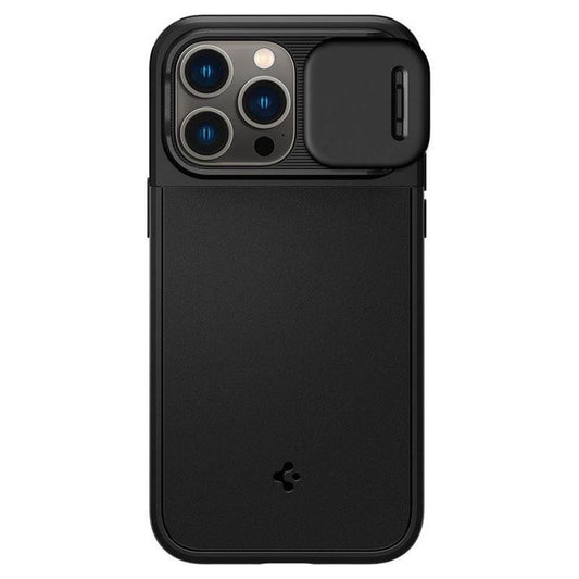Spigen iPhone 14 Pro Optik Armor Mag Magsafe Case - Black