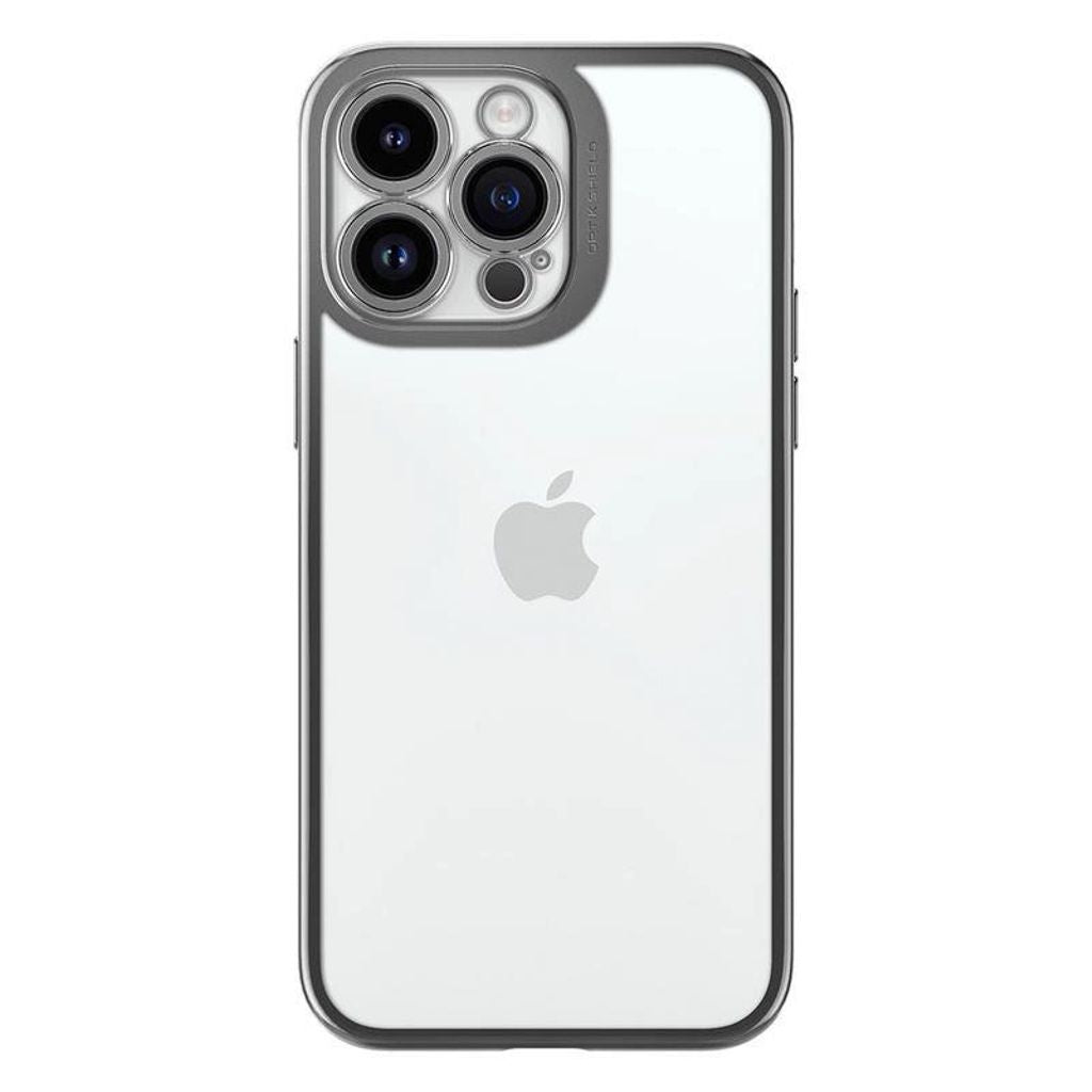 Spigen iPhone 14 Pro Optik Crystal Cover - Chrome Gray