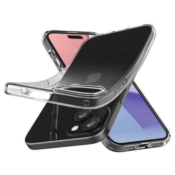 Spigen iPhone 15 Plus Liquid Crystal Cover - Crystal Clear