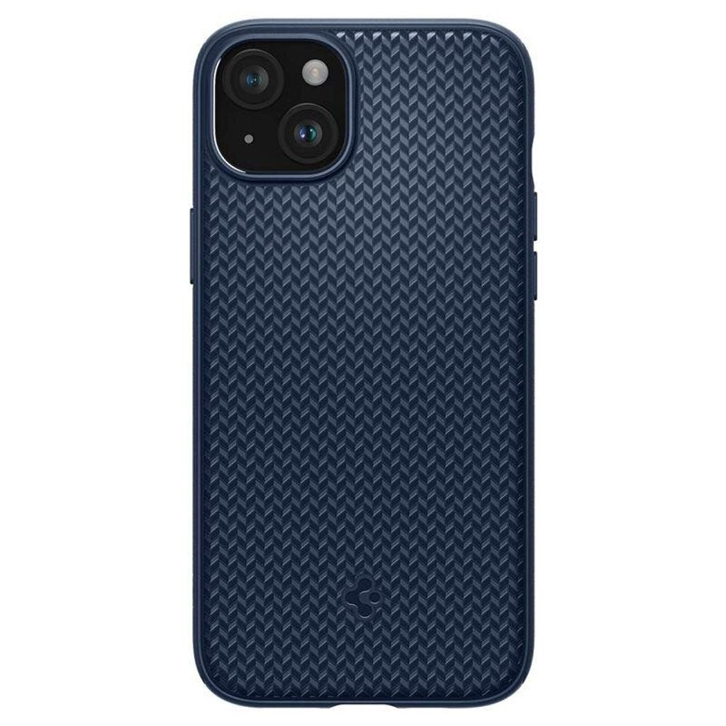 Spigen iPhone 15 Plus Mag Armor Magsafe Cover - Navy Blue