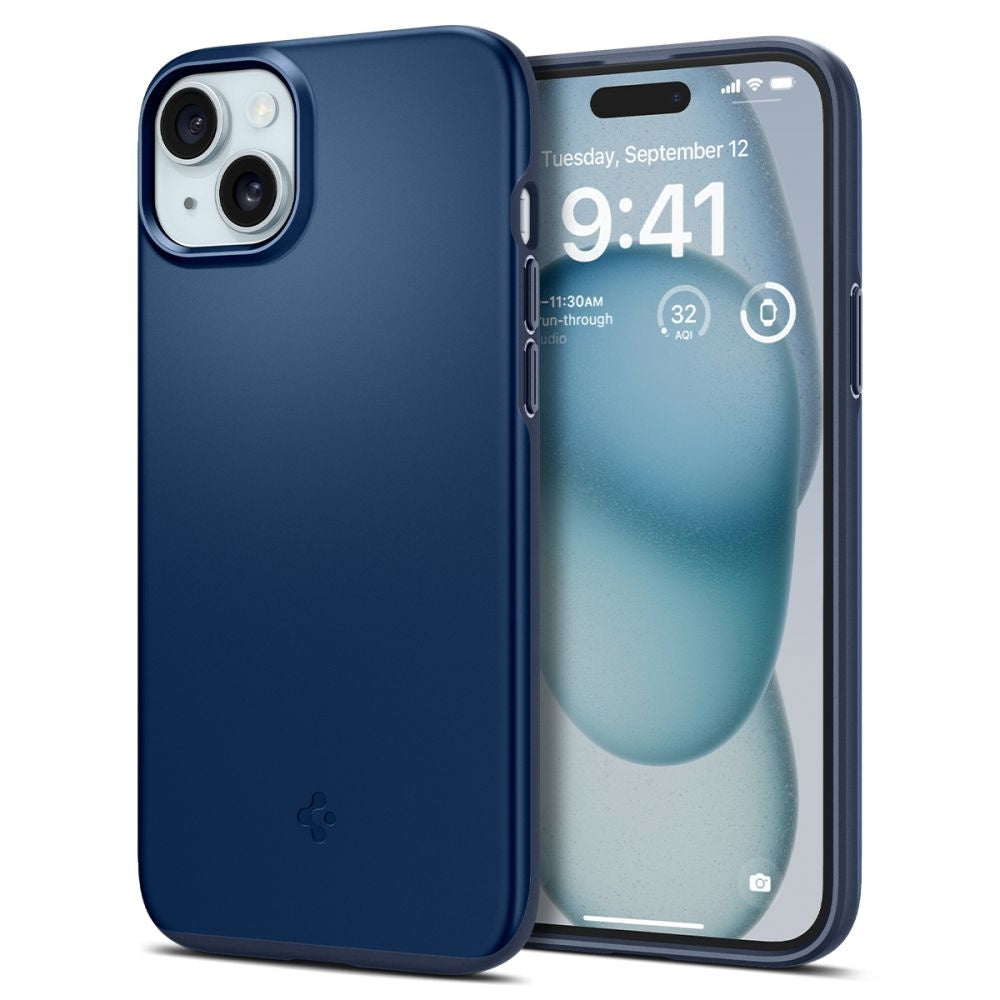 Spigen iPhone 15 Plus Thin Fit Case - Blue