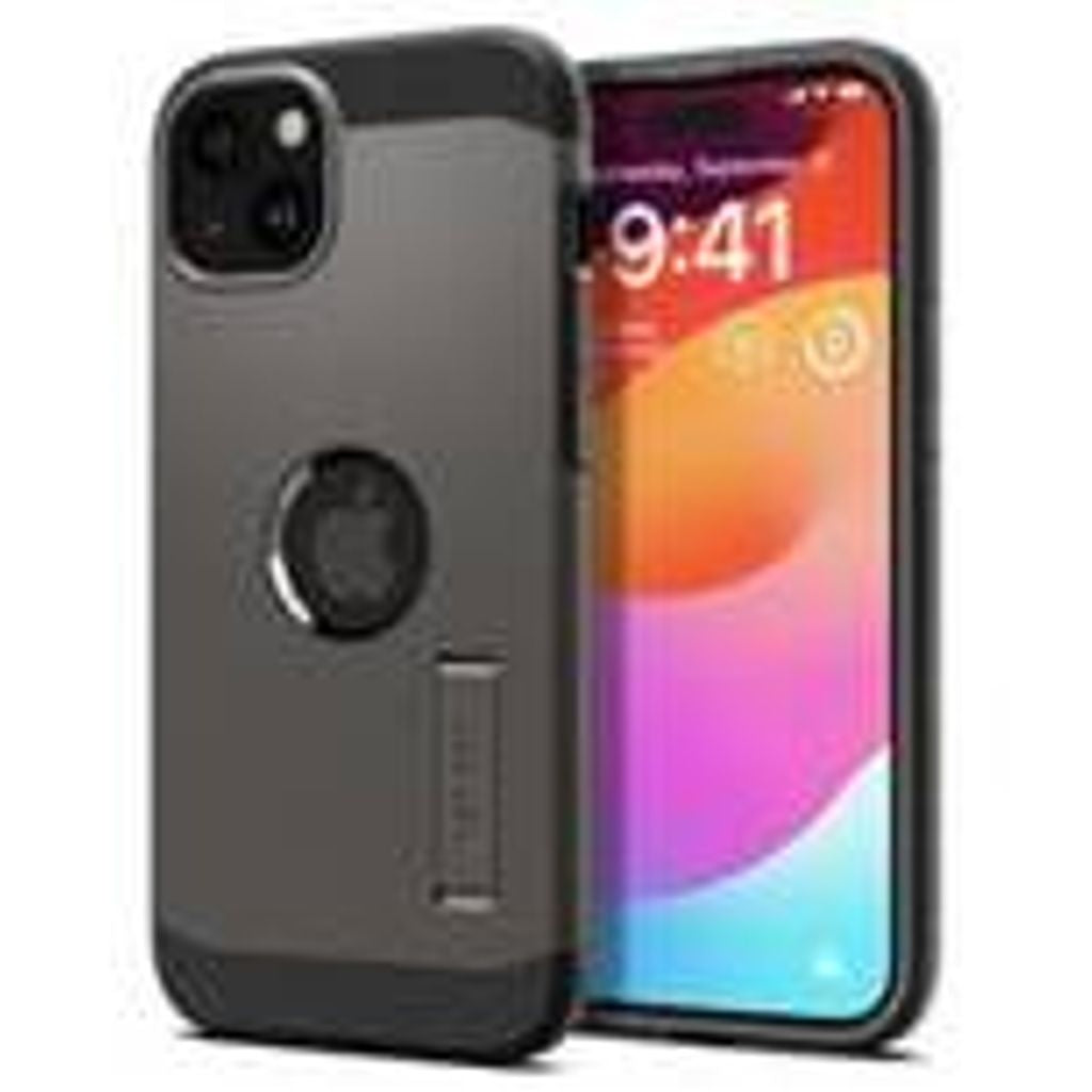 Spigen iPhone 15 Plus Tough Armor Case Magsafe - Gunmetal