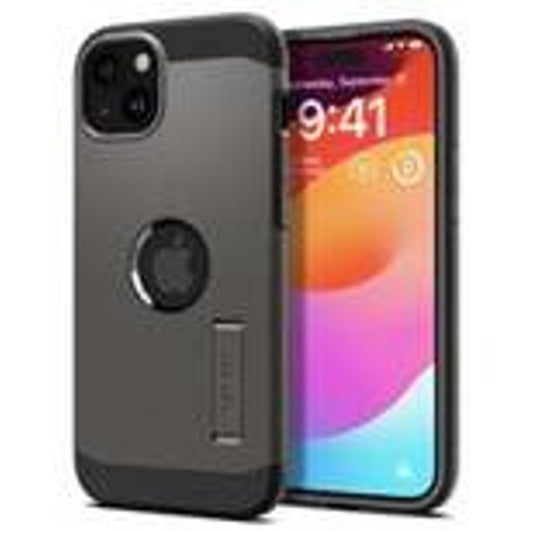 Spigen iPhone 15 Plus Tough Armor Case Magsafe - Gunmetal