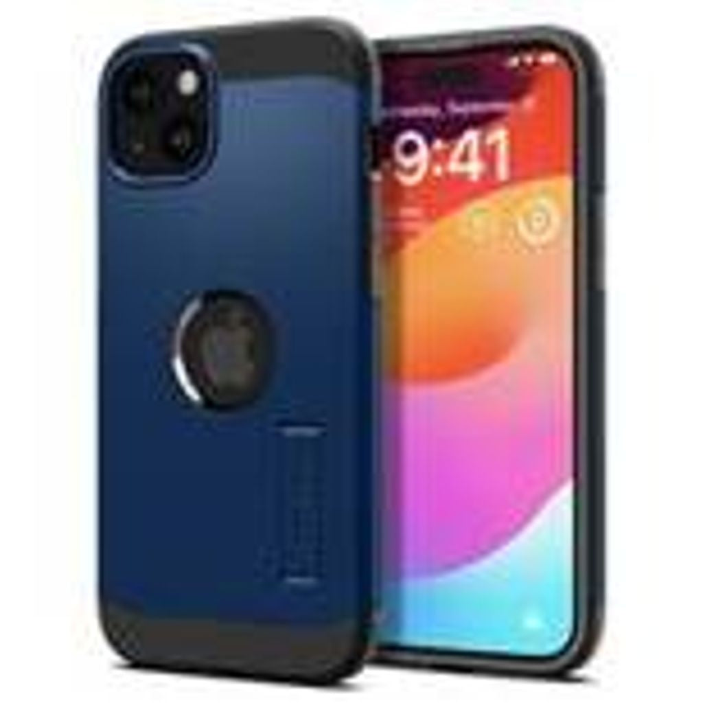 Spigen iPhone 15 Plus Tough Armor Case Magsafe - Navy Blue
