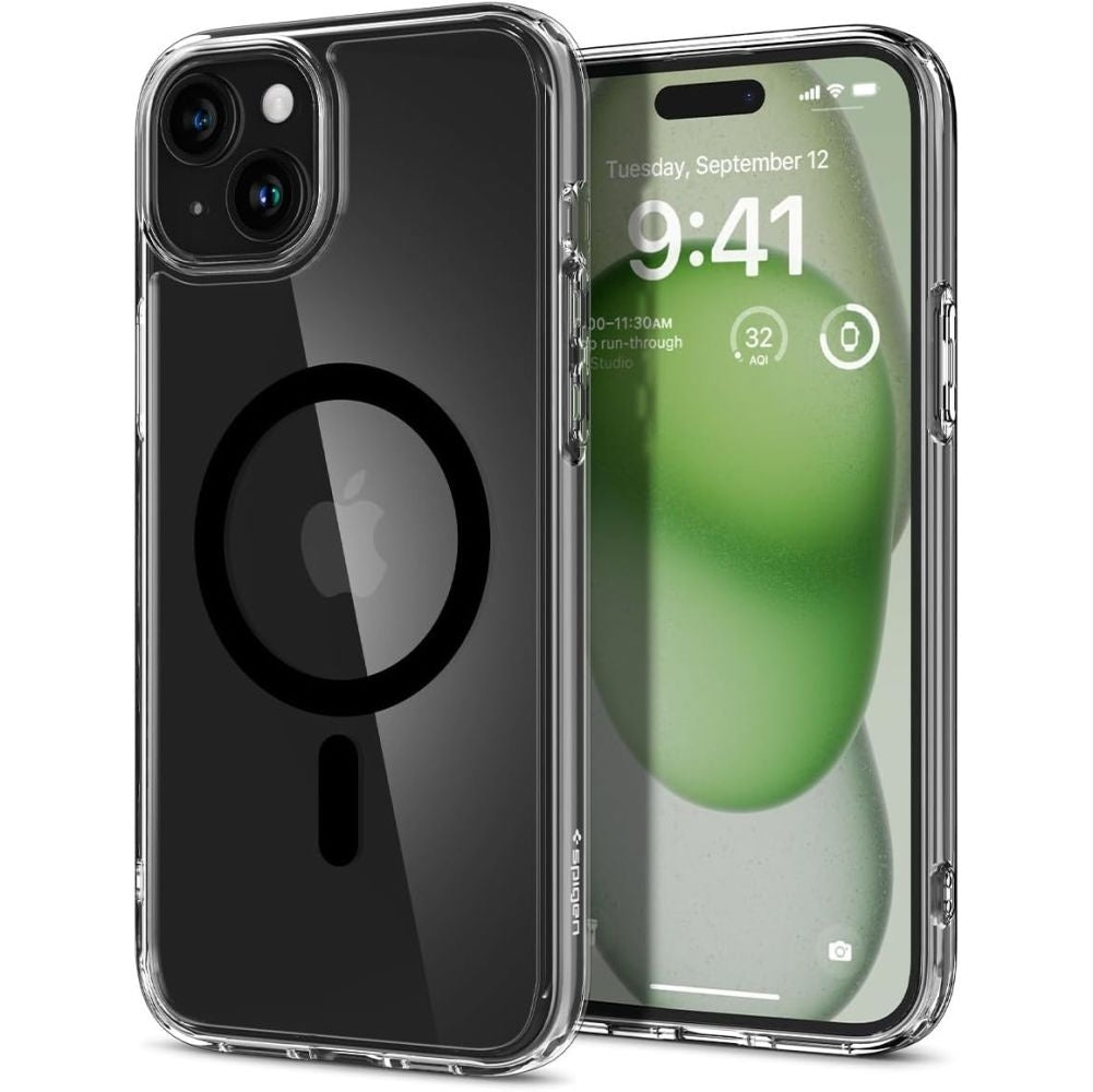 Spigen iPhone 15 Plus Ultra Hybrid Case Mag Magsafe - Black