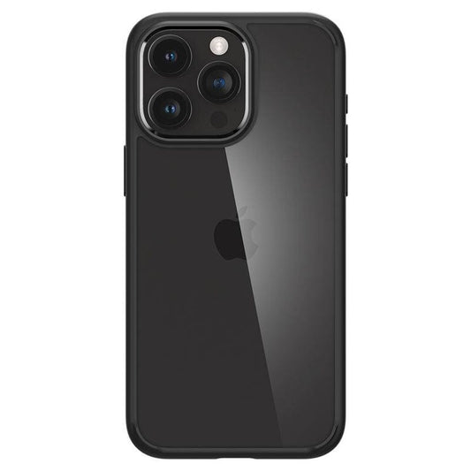 Spigen iPhone 15 Pro Crystal Hybrid Case - Matte - Black