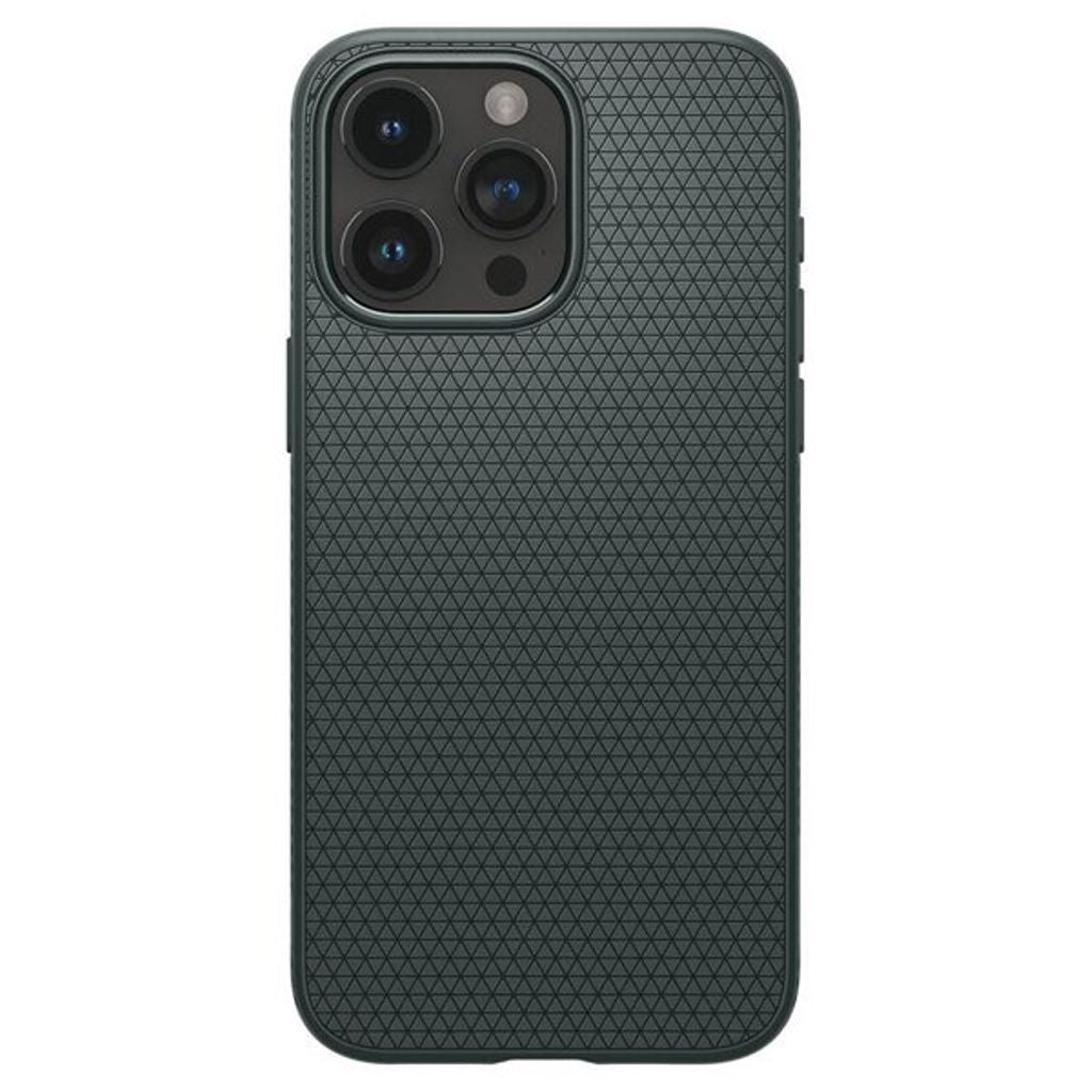 Spigen iPhone 15 Pro Liquid Air Cover - Abyss Green