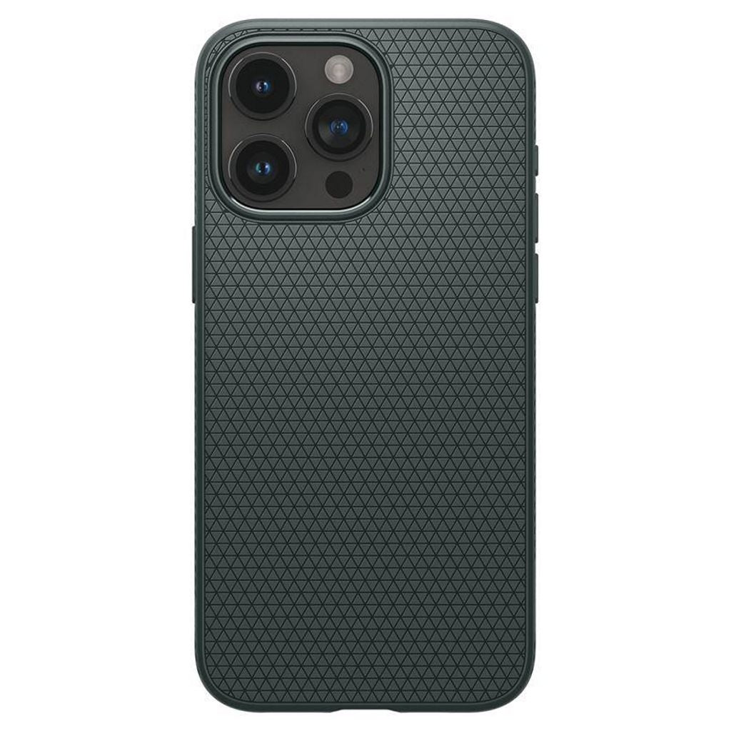 Spigen iPhone 15 Pro Max Liquid Air Cover - Abyss Green