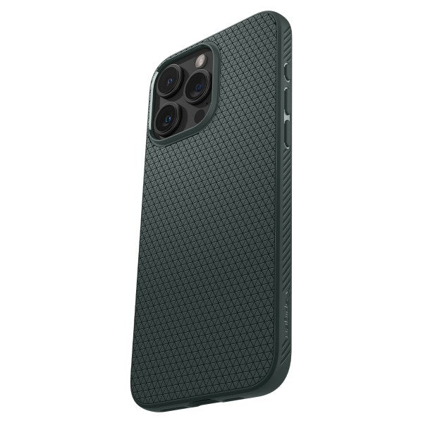 Spigen iPhone 15 Pro Max Liquid Air Cover - Abyss Green