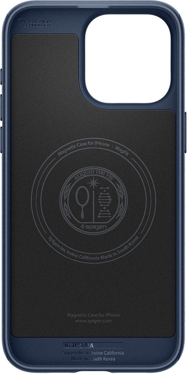 Spigen iPhone 15 Pro Max Mag Armor Magsafe Cover - Navy Blue
