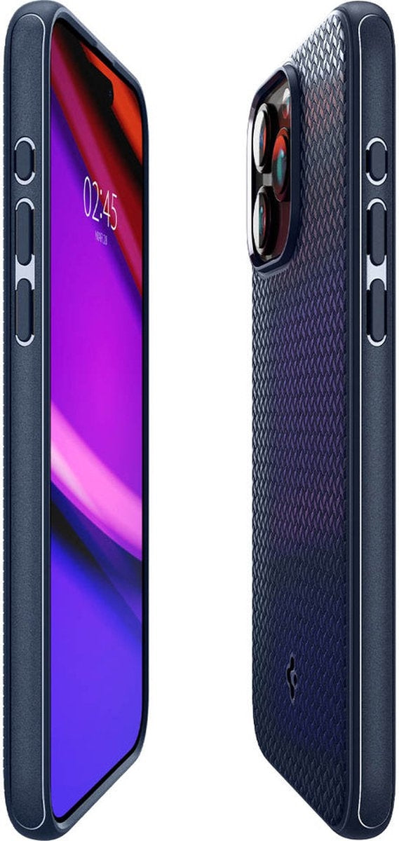 Spigen iPhone 15 Pro Max Mag Armor Magsafe Cover - Navy Blue