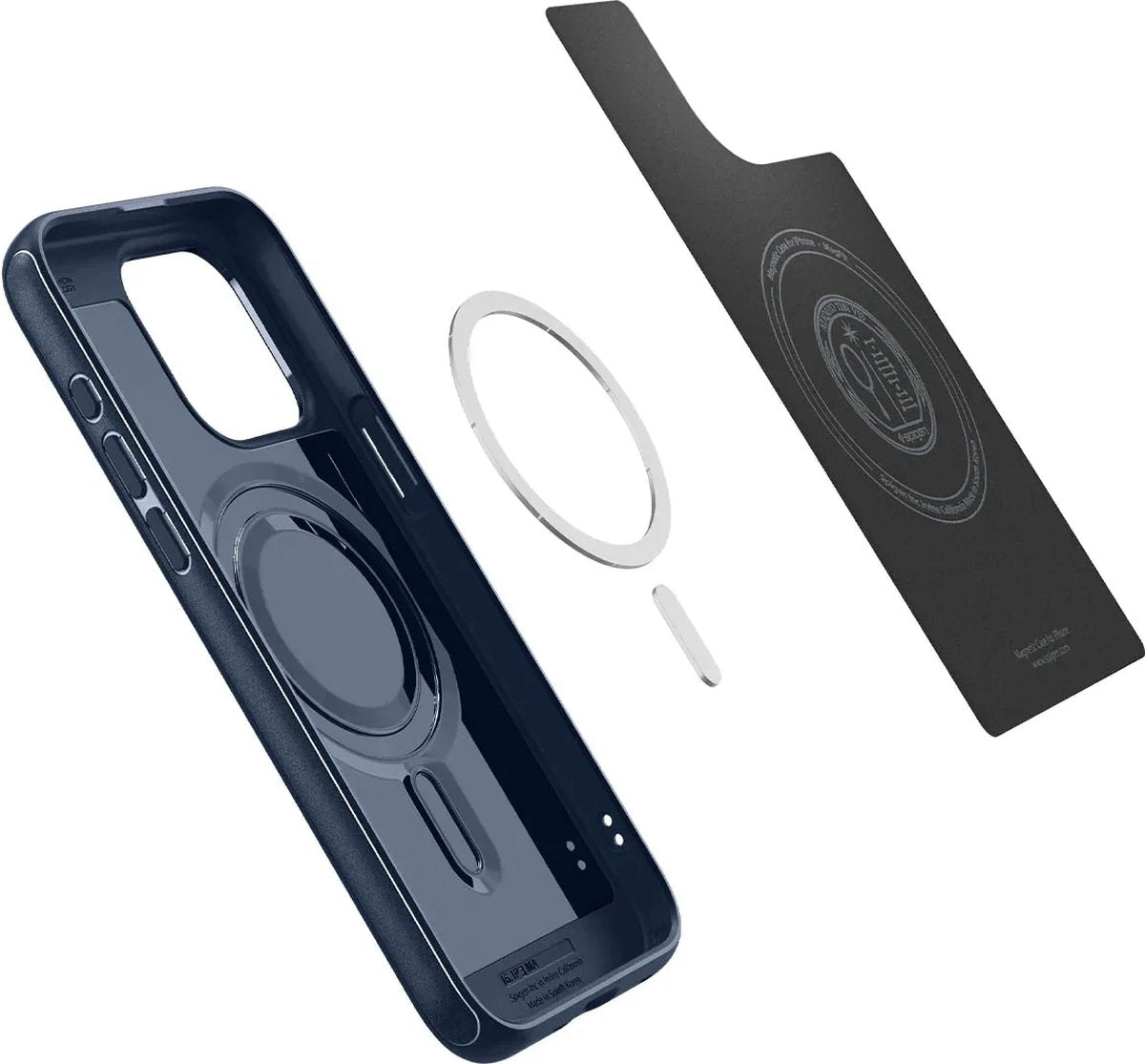 Spigen iPhone 15 Pro Max Mag Armor Magsafe Cover - Navy Blue