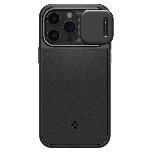 Spigen iPhone 15 Pro Max Optik Armor Mag Magsafe Cover - Black