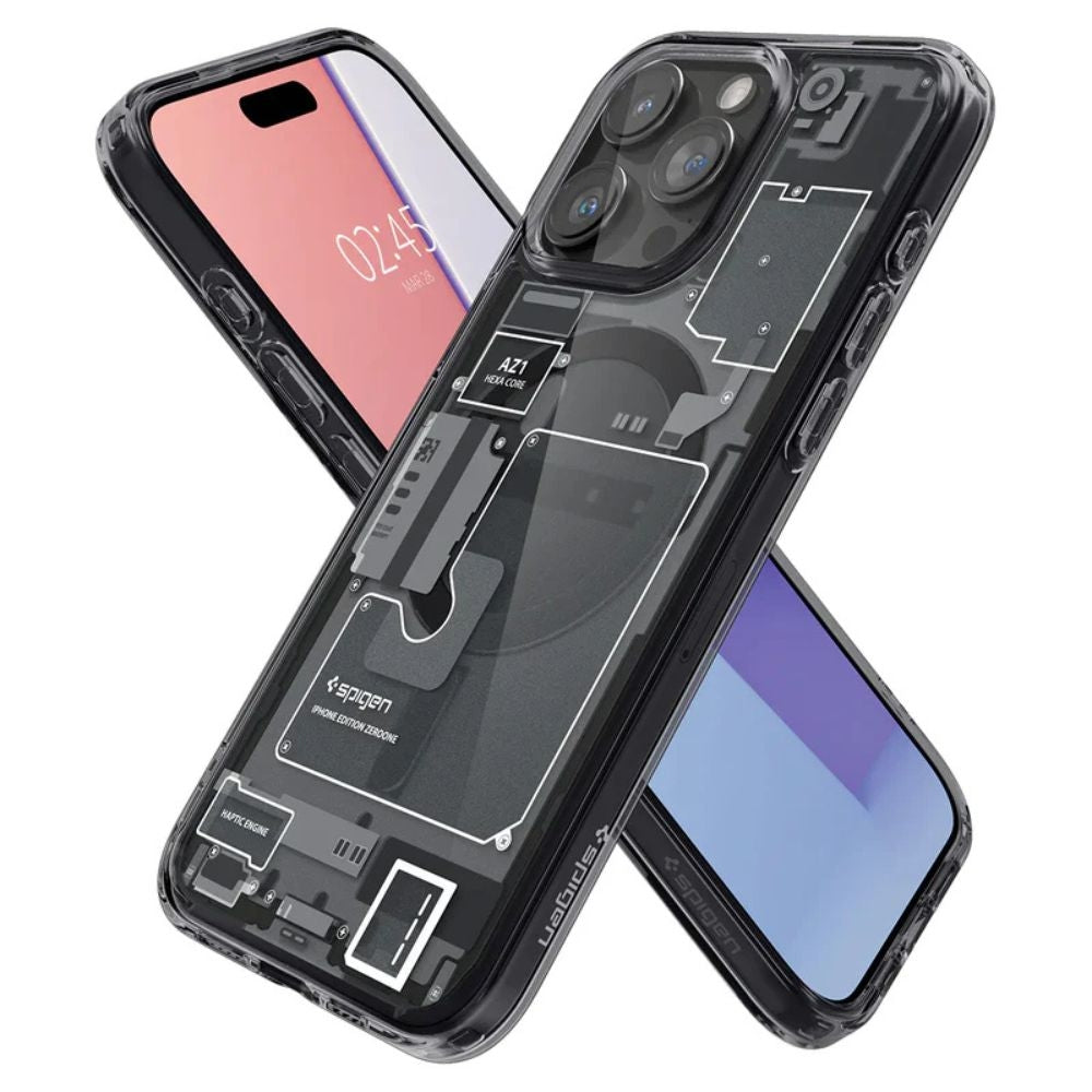 Spigen iPhone 15 Pro Ultra Hybrid Case Mag Magsafe Zero One - Dark Gray
