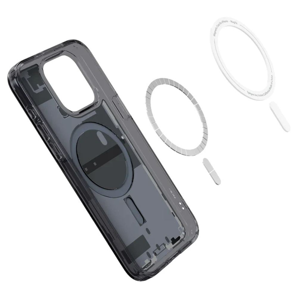 Spigen iPhone 15 Pro Ultra Hybrid Case Mag Magsafe Zero One - Dark Gray