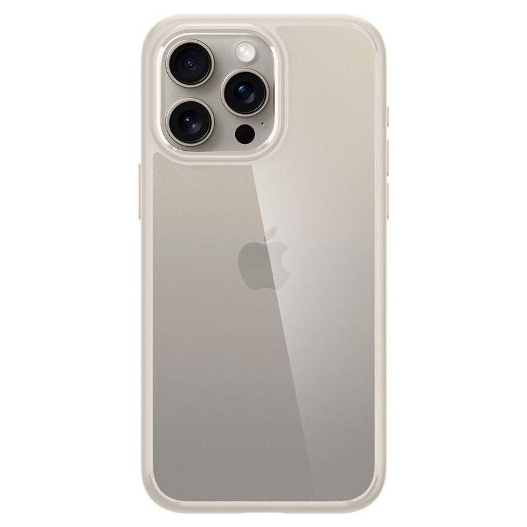 Spigen iPhone 15 Pro Ultra Hybrid Cover - Natural Titanium