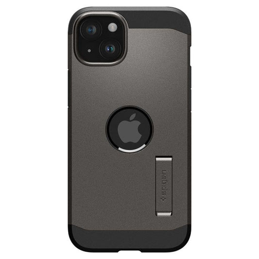 Spigen iPhone 15 Tough Armor Cover Magsafe Cover With Stand - Brown