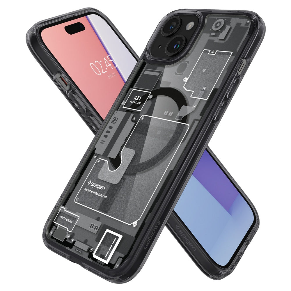 Spigen iPhone 15 Ultra Hybrid Case Mag Magsafe Zero One - Dark Gray