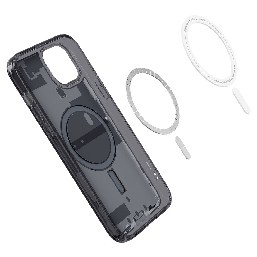 Spigen iPhone 15 Ultra Hybrid Case Mag Magsafe Zero One - Dark Gray