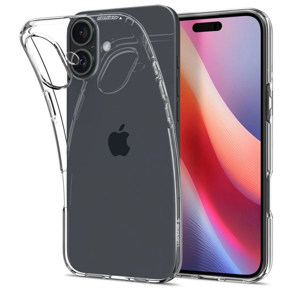 Spigen iPhone 16 Liquid Crystal Cover - Transparent