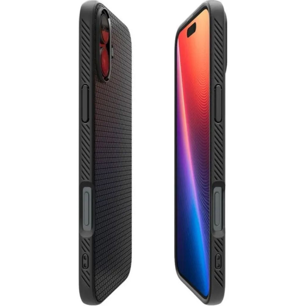 Spigen iPhone 16 Plus Liquid Air Cover - Black