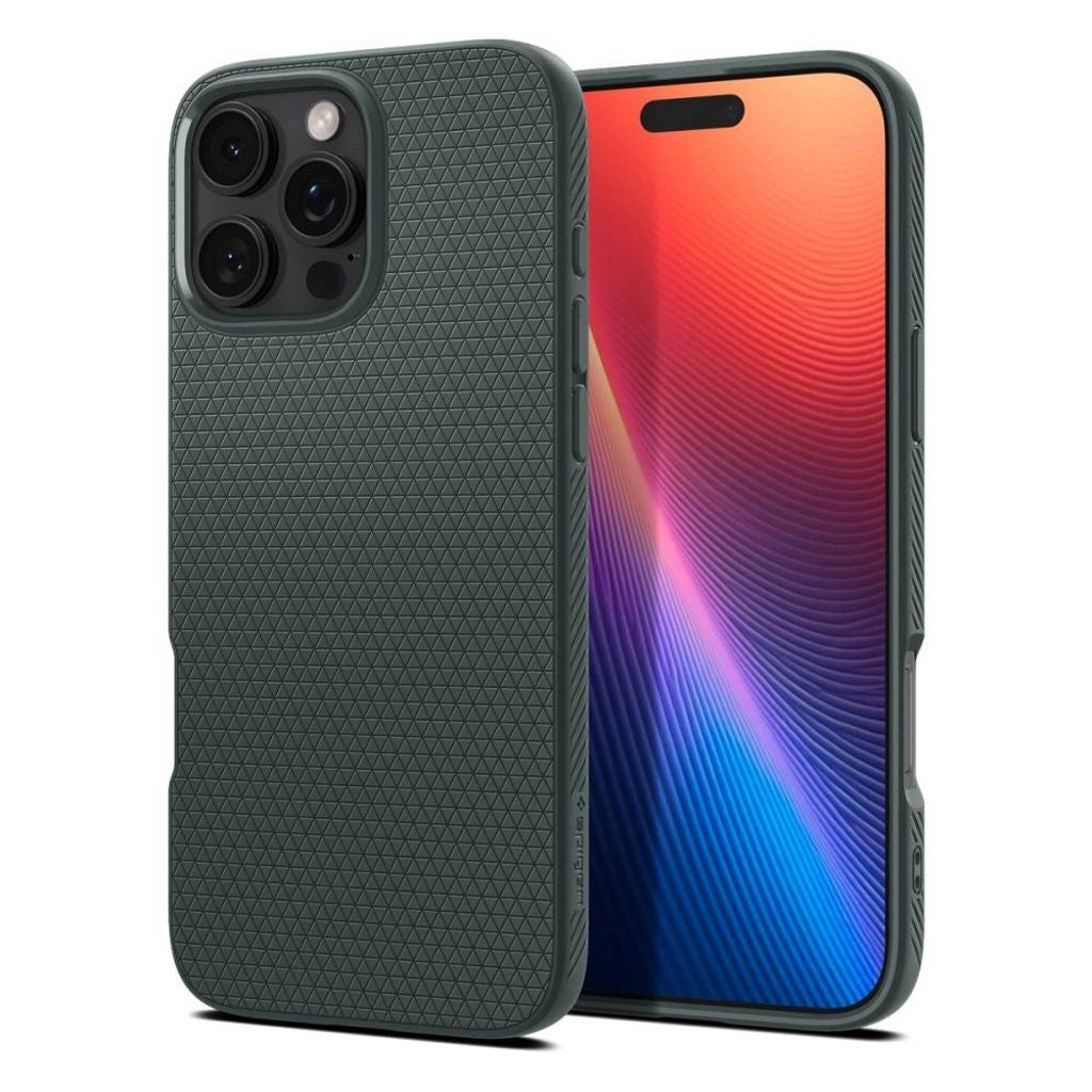 Spigen iPhone 16 Pro Max Liquid Air Cover - Green