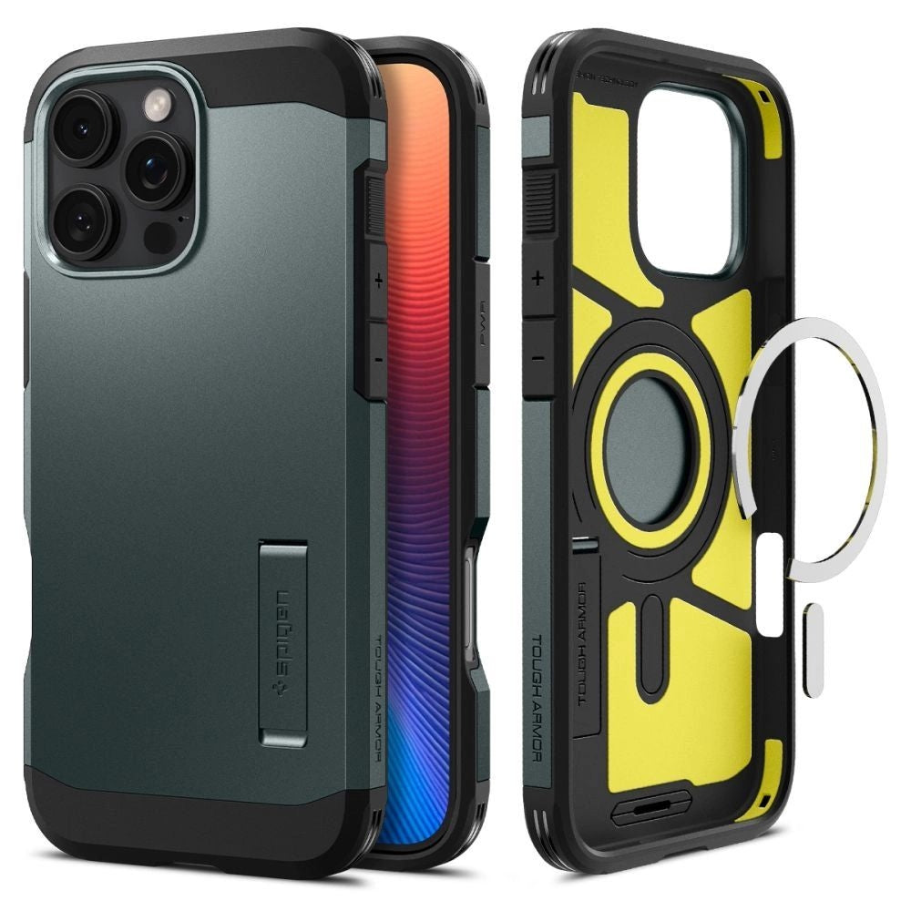Spigen iPhone 16 Pro Max Tough Armor MagSafe Case - Green