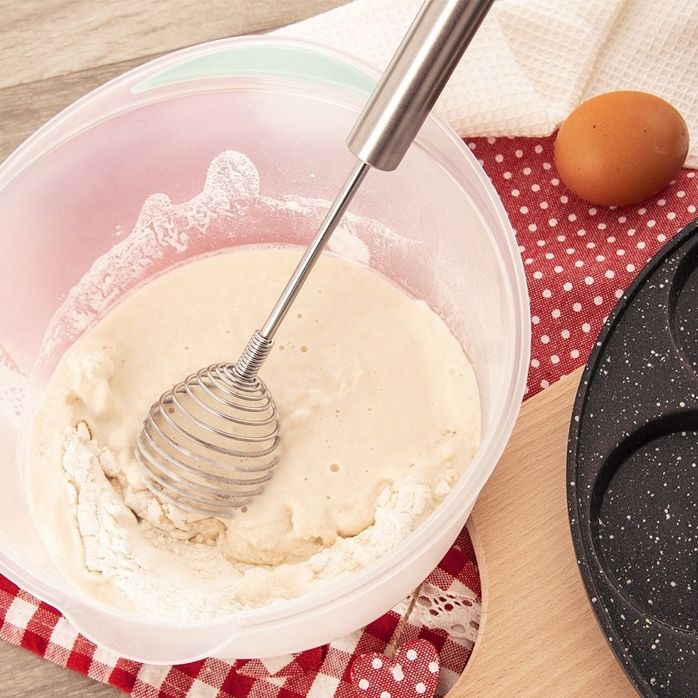 Spiral Whisk in Stainless Steel - Dishwasher Safe Quality